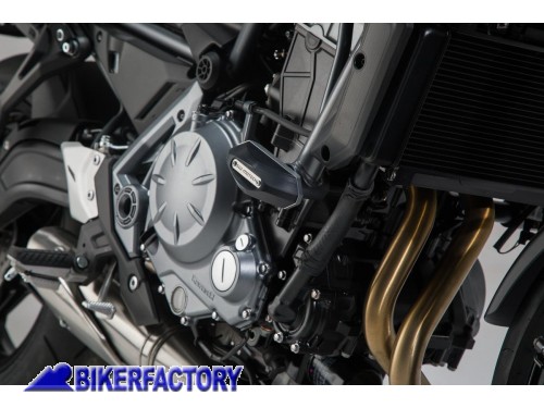 BikerFactory Tamponi paratelaio salva motore salva carena SW Motech x KAWASAKI Z 650 STP 08 590 11300 B 1036503