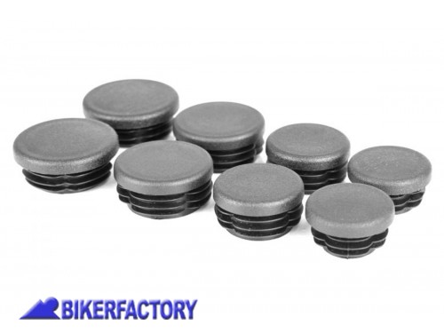 BikerFactory Kit tappi telaio PYRAMID in ABS colore nero opaco per DUCATI Diavel PY22 089508 1039584