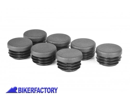 BikerFactory Kit tappi telaioo PYRAMID in ABS colore nero opaco per DUCATI SCRAMBLER 1100 PY22 089509 1039595