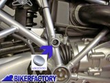 BikerFactory Tappo tubo telaio lato DESTRO x BMW R 1200 R S ST e HP2 8603 1001724