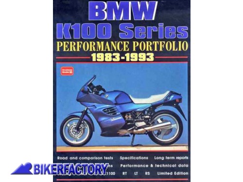 BikerFactory Libro BMW K100 Series 1983 1993 Performance Portfolio Nuovo Lingua INGLESE 9781855205949 1043693