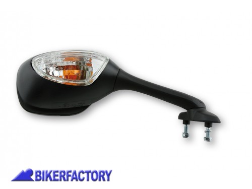 BikerFactory Specchietto retrovisore di ricambio lato destro per SUZUKI GSX R 1000 PW 05 302 338 1027355