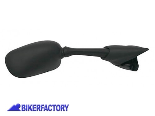 BikerFactory Specchietto retrovisore di ricambio lato destro per YAMAHA FZ 6 Fazer PW 06 302 351 1027357