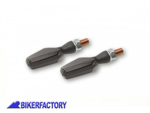 BikerFactory Coppia frecce fari posteriori a LED mod SCURO Prodotto generico non specifico per questo modello di moto PW 00 254 028 1041103