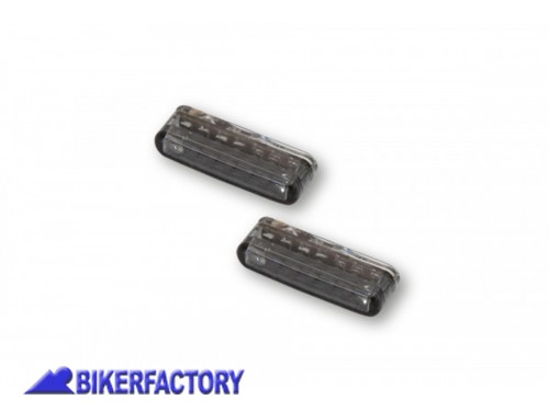 BikerFactory Coppia frecce fari posteriori a LED mod SHORTY Prodotto generico non specifico per questo modello di moto PW 00 254 071 1041106