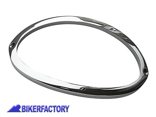 BikerFactory Cornice ricambio per faro anteriore ovale modello IOWA Prodotto generico non specifico per questo modello di moto 1032391