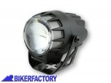 BikerFactory Faro LED HIGHSIDER DUAL STREAM rotondeggiante colore nero Prodotto generico non specifico per questo modello di moto PW 00 223 454 1039820