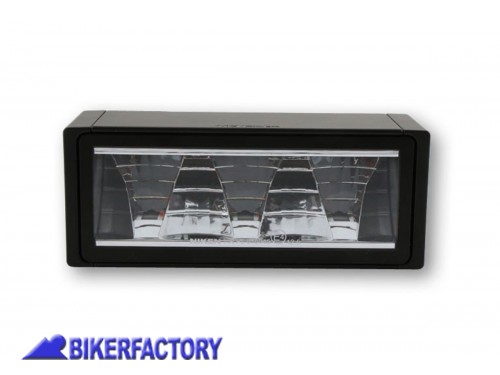 BikerFactory Faro LED abbagliante rettangolare ULTIMATE HIGH colore nero Prodotto generico non specifico per questo modello di moto PW 00 223 083 1039789