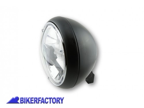 BikerFactory Faro LED anteriore HIGHSIDER modello YUMA 2 TYPE 3 fissaggio inferiore colore nero Prodotto generico non specifico per questo modello di moto PW 00 223 230 1039763