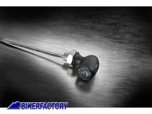 BikerFactory Faro LED anteriore Kellermann modello Bullet Atto WL colore nero vetro fum%C3%A9 Prodotto generico non specifico per questo modello di moto PW 00 200 281 1041201