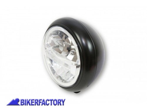 BikerFactory Faro a LED modello HD STYLE TYPE 4 %C3%98 178 mm colore nero Prodotto generico non specifico per questo modello di moto PW 00 223 155 1040869