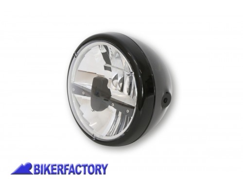 BikerFactory Faro a LED modello RENO TYPE 3 %C3%98 178 mm colore nero Prodotto generico non specifico per questo modello di moto PW 00 223 147 1039806