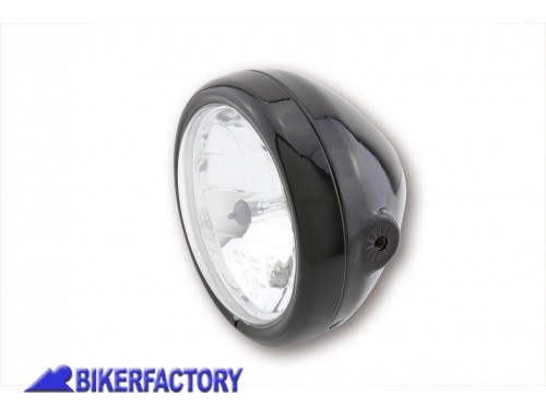 BikerFactory Faro anteriore SHIN YO %C3%9814 6 cm modello PECOS colore nero lucido Prodotto generico non specifico per questo modello di moto PW 00 223 020 1037811