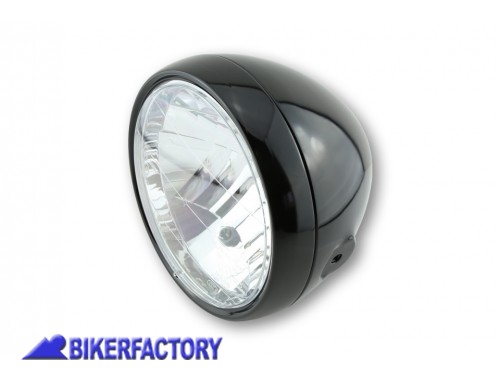 BikerFactory Faro anteriore SHIN YO %C3%9816 5 cm colore nero lucido Prodotto generico non specifico per questo modello di moto PW 00 223 078 1037856