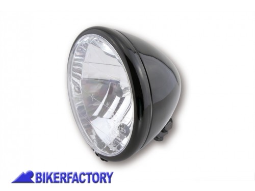 BikerFactory Faro anteriore SHIN YO %C3%9816 5 cm modello EL PASO colore nero lucido Prodotto generico non specifico per questo modello di moto PW 00 223 074 1037810