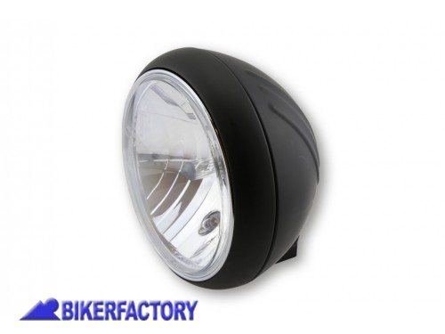 BikerFactory Faro anteriore SHIN YO %C3%9817 8 cm modello YUMA 1 colore nero opaco Prodotto generico non specifico per questo modello di moto PW 00 223 173 1037804