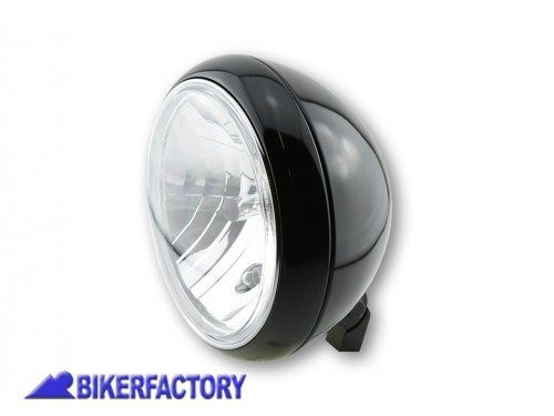 BikerFactory Faro anteriore SHIN YO %C3%9817 8 cm modello YUMA 2 colore nero lucido Prodotto generico non specifico per questo modello di moto PW 00 223 211 1038988