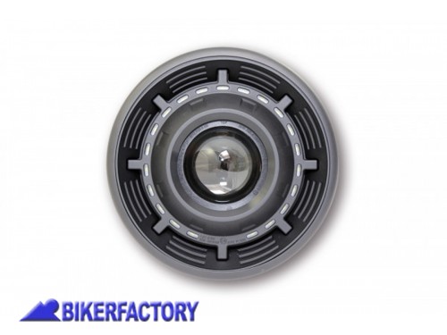 BikerFactory Faro anteriore SHIN YO modello CYCLOPS colore nero opaco Prodotto generico non specifico per questo modello di moto PW 00 223 150 1040974