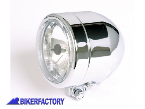 BikerFactory Faro anteriore rotondo %C3%B8 90 mm con luce abbagliante posizione Prodotto generico non specifico per questo modello di moto 1032469