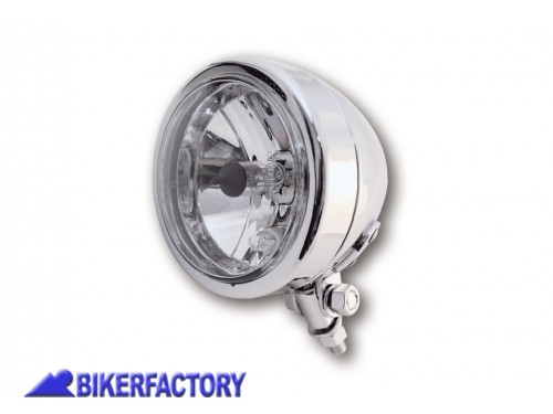 BikerFactory Faro anteriore rotondo %C3%B8 90 mm mod BULLET con luce abbagliante posizione Prodotto generico non specifico per questo modello di moto PW 00 223 343 1032471