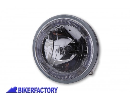 BikerFactory Faro anteriore rotondo da incasso abbagliante luce posizione a LED Prodotto generico non specifico per questo modello di moto PW 00 222 215 1032533