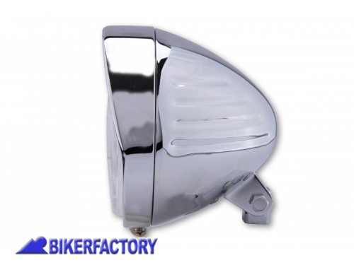 BikerFactory Faro anteriore rotondo mod INDIAN STYLE %C3%B8 154 mm Prodotto generico non specifico per questo modello di moto PW 00 222 080 1032531