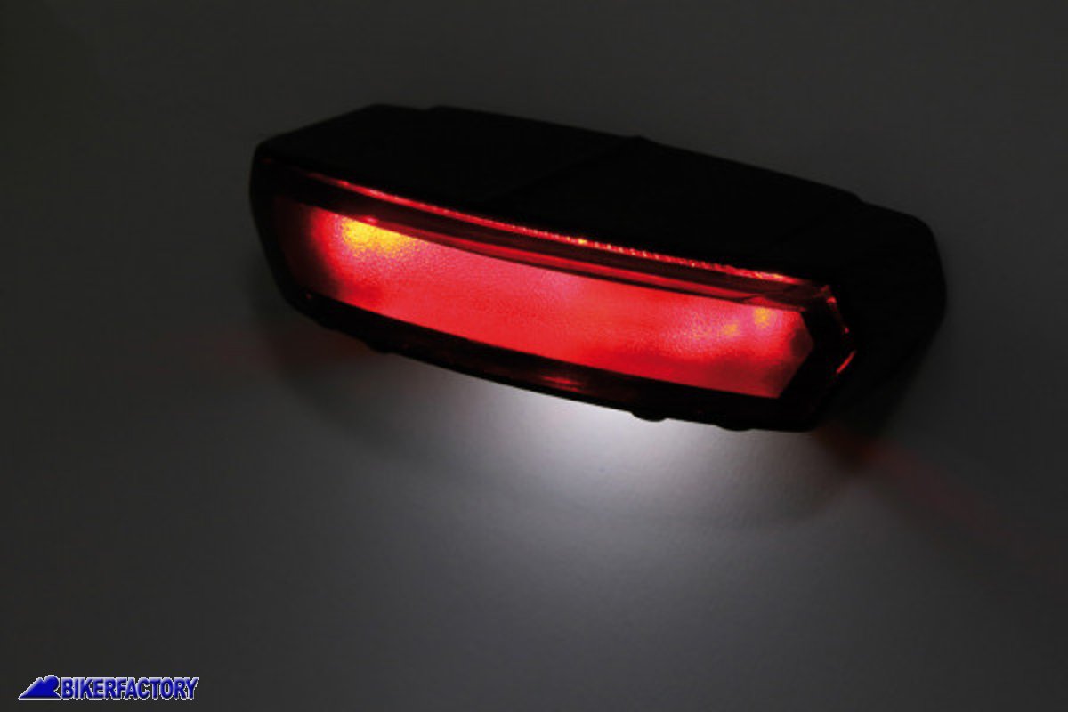 Faro posteriore a LED modello LIGHT GUIDE colore nero Prodotto generico non  specifico per questo modello di moto PW.00.255 158