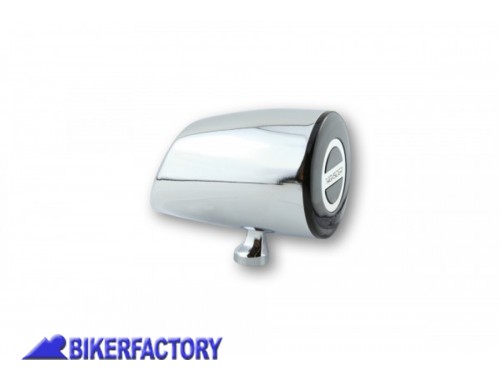 BikerFactory Faro posteriore a LED modello ROCKET CLASSIC LED colore argento Prodotto generico non specifico per questo modello di moto PW 00 255 343 1041154