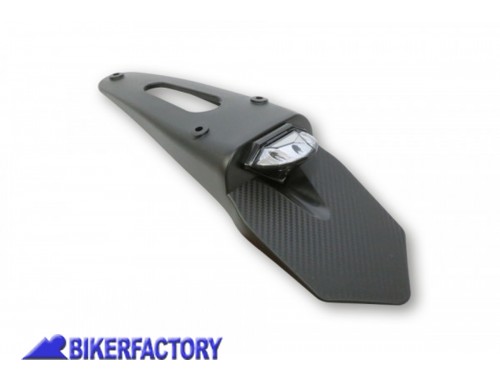 BikerFactory Faro posteriore a LED modello SHIN YO con portatarga e paraspruzzi vetro fum%C3%A9 Prodotto generico non specifico per questo modello di moto PW 00 255 666 1041161