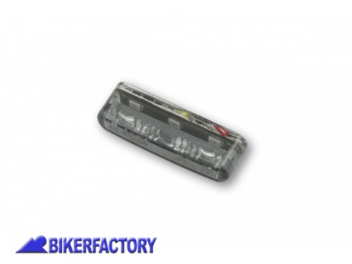 BikerFactory Faro posteriore a LED modello SHORTY 2 vetro fum%C3%A9 Prodotto generico non specifico per questo modello di moto PW 00 255 073 1041158