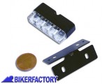 BikerFactory Luce targa Mini LED con supporto Prodotto generico non specifico per questo modello di moto PW 00 256 035 1031313