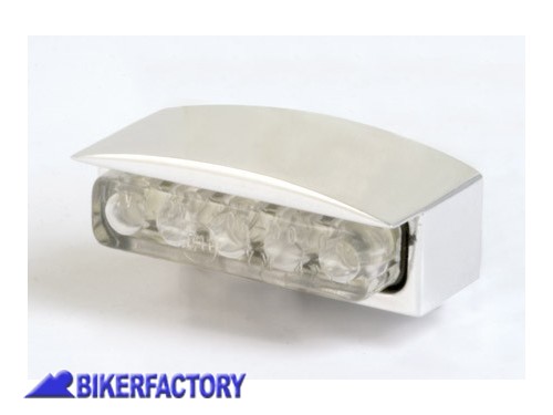 BikerFactory Luce targa Mini LED in alluminio Prodotto generico non specifico per questo modello di moto 1031314