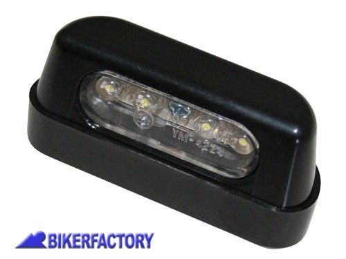 BikerFactory Luce targa universale a 4 LED short 56 mm Prodotto generico non specifico per questo modello di moto PW 00 256 005 1031286