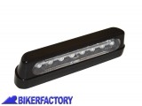 BikerFactory Luce targa universale a 8 LED 110 mm Prodotto generico non specifico per questo modello di moto PW 00 256 006 1031289