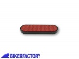 BikerFactory Catarifrangente ovale per forche posteriori fissaggio autoadesivo colore rosso PW 00 259 198 1037861