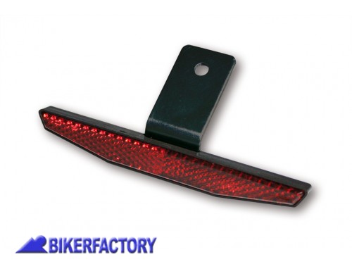 BikerFactory Catarifrangente posteriore rettangolare SHIN YO per portatarga fissaggio con staffa PW 00 259 103 1032011