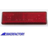 BikerFactory Catarifrangente posteriore rettangolare per portatarga fissaggio autoadesivo PW 00 259 195 1032015