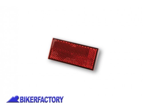 BikerFactory Catarifrangente rettangolare SHIN YO colore rosso PW 00 259 120 1037865