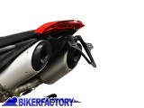 BikerFactory Portatarga dedicato con staffa catarifrangenti per DUCATI Hypermotard 950 PW 22 280 165 1041342
