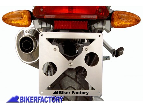 BikerFactory Portatarga in acciaio inox per BMW R 1200 GS e Adventure BKF 07 2850 1001584