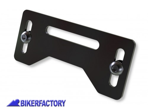 BikerFactory Staffa in alluminio per luci targa per porta targa HIGHSIDER AKRON RS PW 00 280 954 1045585