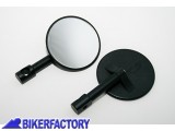 BikerFactory Coppia specchietti retrovisori Dx Sx mod MINI nero Prodotto generico non specifico per questo modello di moto PW 00 301 071 1028291