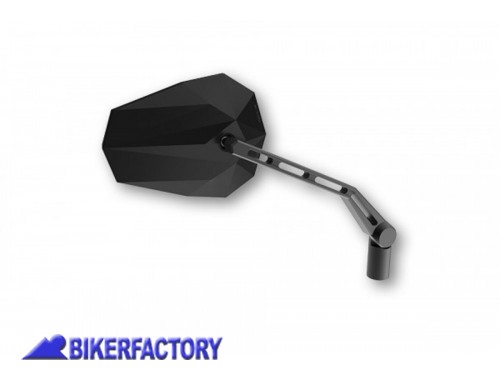 BikerFactory Coppia specchietti retrovisori Dx Sx mod STEALTH X1 nero Prodotto generico non specifico per questo modello di moto PW 00 301 450 1040873