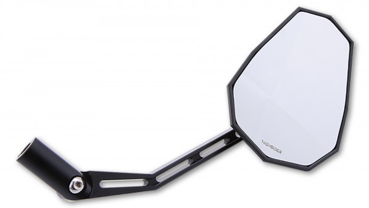 Coppia Specchietti Retrovisori Specchi Moto Custom Nero Adattatori DX+SX :  : Auto e Moto