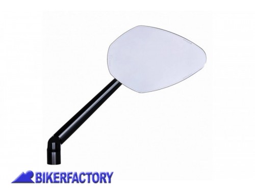BikerFactory Specchietto retrovisore MOTOGADGET mod M VIEW SPORT ovale nero Prodotto generico non specifico per questo modello di moto PW 00 301 666 1040957