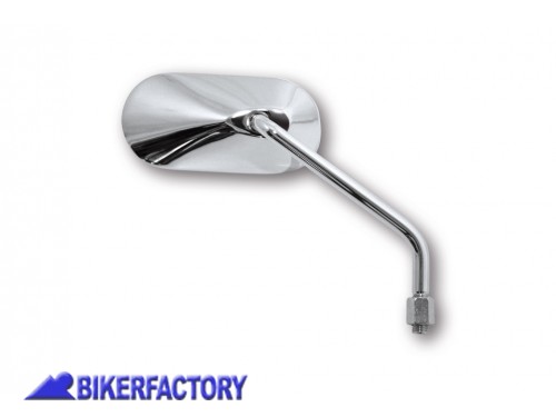 BikerFactory Specchietto retrovisore destro mod AGILA cromato Prodotto generico non specifico per questo modello di moto PW 00 302 290 1027840