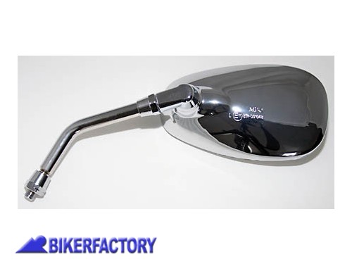 BikerFactory Specchietto retrovisore destro mod VIRAGO cromato Prodotto generico non specifico per questo modello di moto PW 00 302 301 1033869