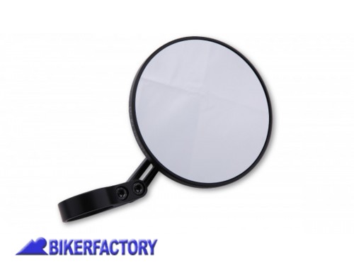 BikerFactory Specchietto retrovisore fine manubrio SHIN YO mod CONERO 2 BLACK EDITION Prodotto generico non specifico per questo modello di moto PW 00 301 294 1040968