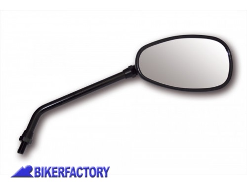 BikerFactory Specchietto retrovisore mod VIRAGO nero SOLO PER LATO DESTRO Prodotto generico non specifico per questo modello di moto PW 00 302 302 1042478