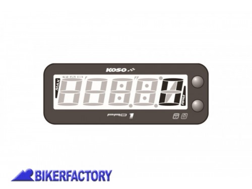 BikerFactory Tachimetro multifunzione digitale KOSO mod PRO 1 PW 00 360 294 1041412